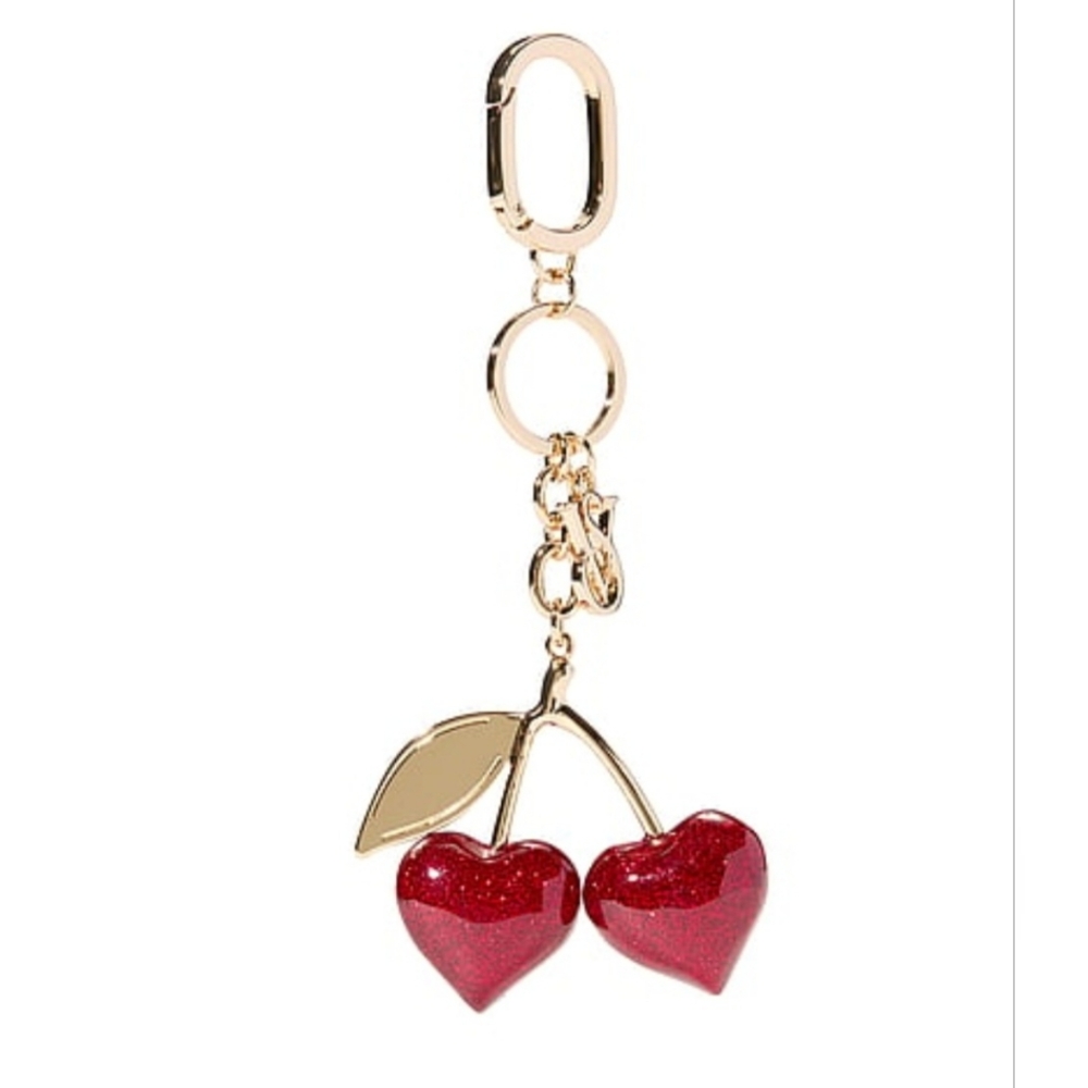 VICTORIA'S SECRET Cherry Heart Keychain